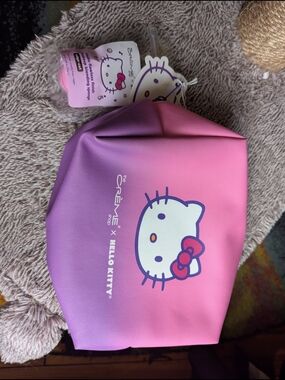 Hello Kitty Pink to Purple Gradient Cosmetic Bag